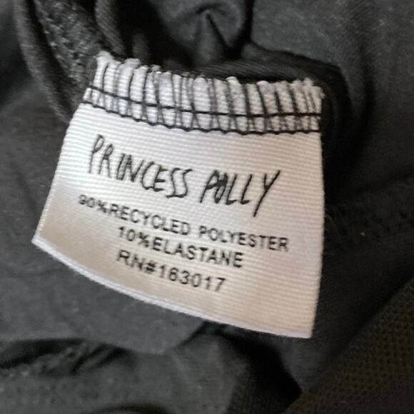 Princess Polly Black Ruched Wired V-neck Cami Camisole Mini Bodycon Dress 2 - Picture 4 of 4